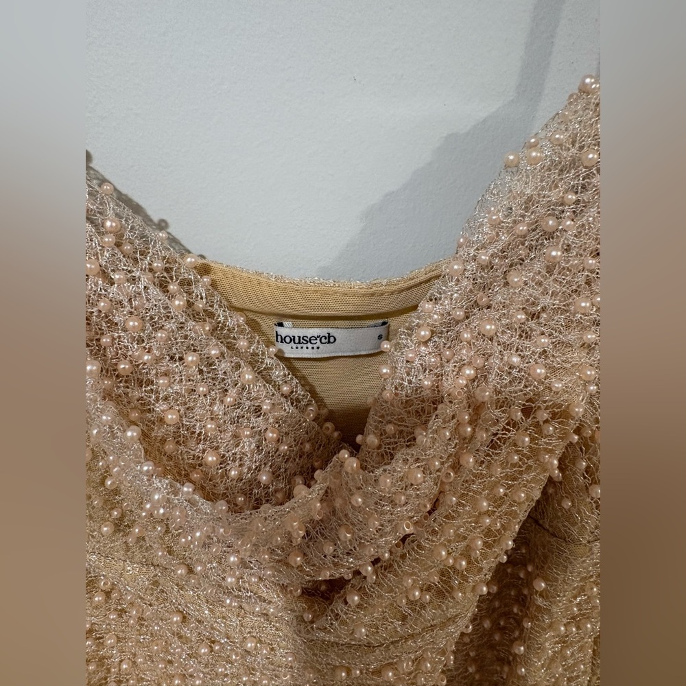 HOUSE OF CB-CALLA -Seapearl Embellished Maxi Dress - Picture 11 of 13